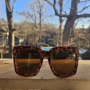 Tortoise Oversized Luxury Sunglasses.